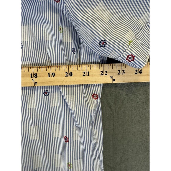 NZA New Zealand Auckland Arawata Button Shirt Mens XL Flowers Short Sleeve AOP - Picture 7 of 8